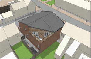 Conversion of industrial building to residential